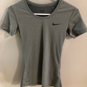 GRAY NIKE DRY FIT SHIRT